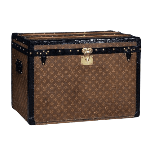 Louis Vuitton Hat Trunk in Woven Canvas France Late 19th Century