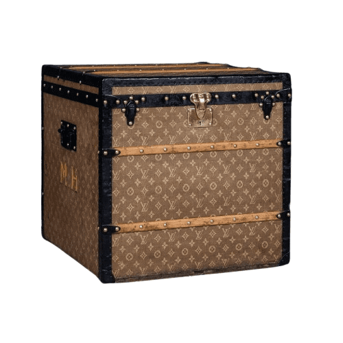 Louis Vuitton Hat Trunk in Woven Canvas France Late 19th Century