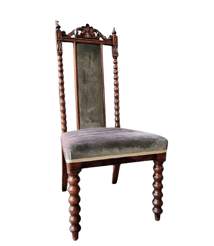 Antique Victorian Walnut Chair