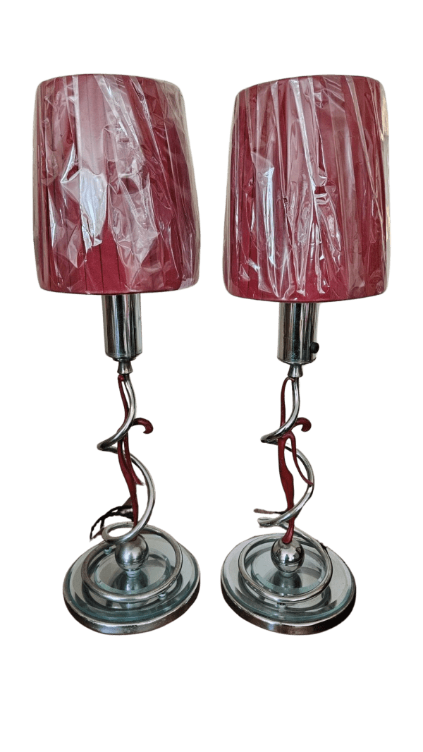 A Pair of Art Deco Hagenauer Table Lamps