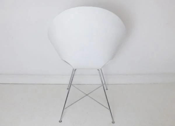 Vintage Pair of White Bentwood Model ST664 Chairs By Eddie Harris For Thonet - Image 7