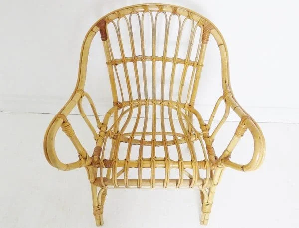 Pair Of Vintage Italian Bamboo Chairs - Image 7