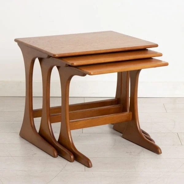 Midcentury Nest of Tables in Teak c.1960 - Image 3