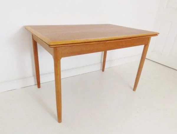 Vintage Danish Teak Extending Dining Table By Niels Moller For ABJ Mobelfabrik Denmark - Image 5