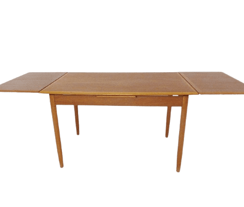 Vintage Danish Teak Extending Dining Table By Niels Moller For ABJ Mobelfabrik Denmark