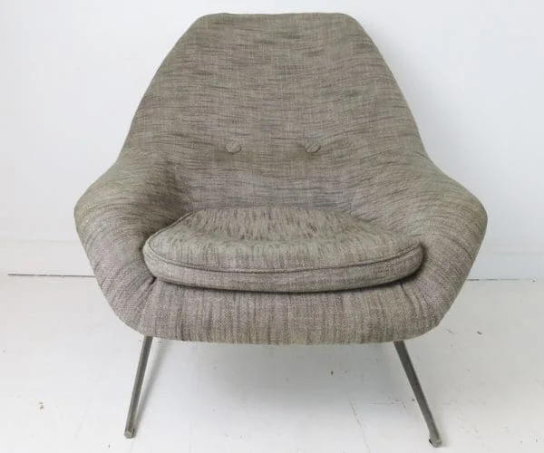 Vintage Fibreglass Lounge Chair By Walter S Chenery For Lurashell - Image 6