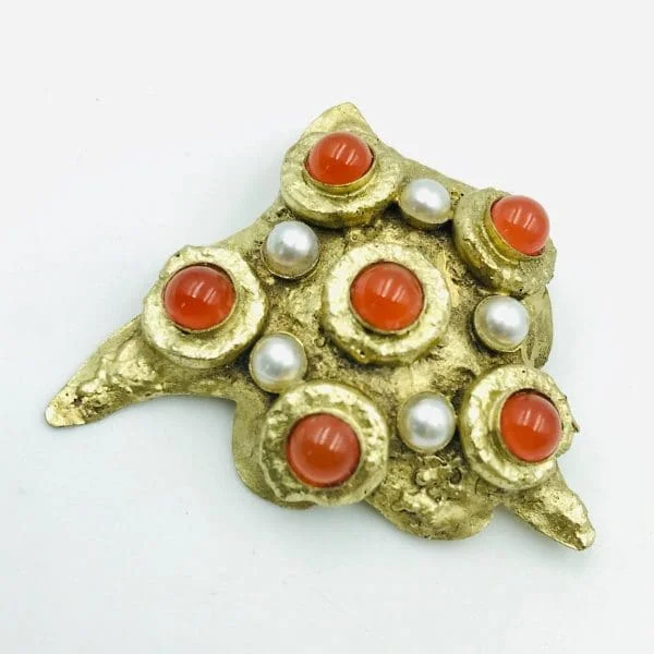 Vintage French Henry Perichon Brooch - Image 2