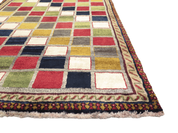 Mid-Century Persian Minimalist Gabbeh Rug - Image 3