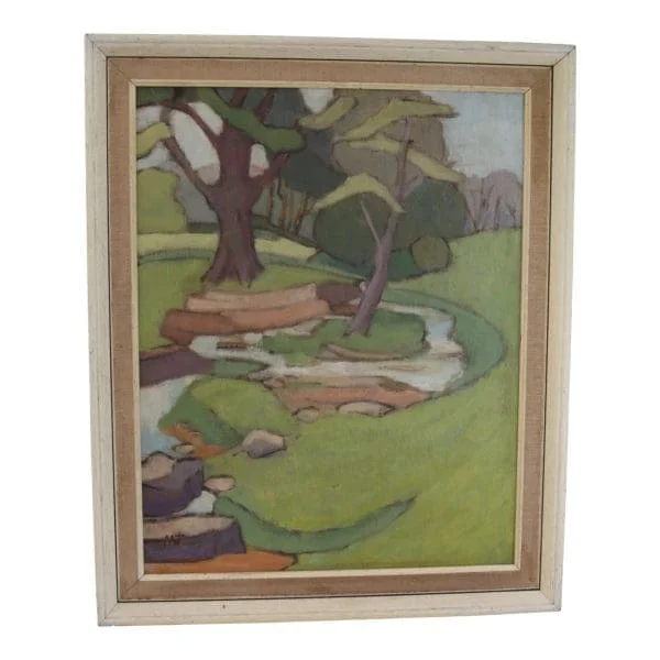 M Jack, British, 20th century, oil on board