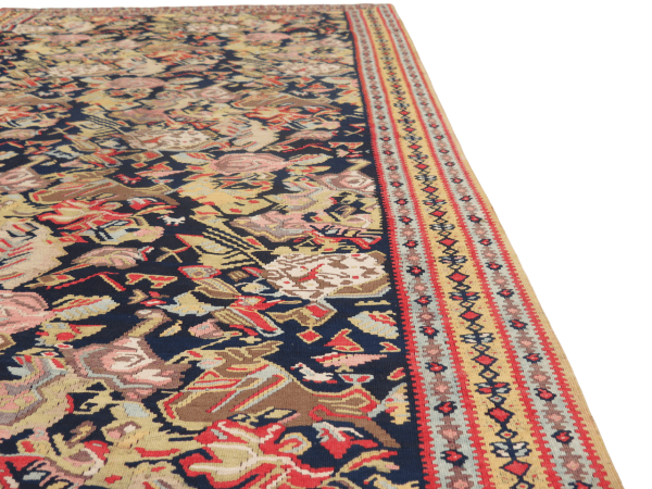 Nineteenth Century Senneh Persian Kilim - Image 4