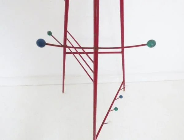 Sculptural Atomic Metal Belgian Coat Stand Hall Stand 1958 - Image 4