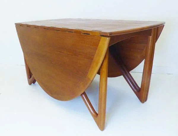 Midcentury Danish Teak Dining Table By Niels Koefoed For Niels Koefoeds - Image 3