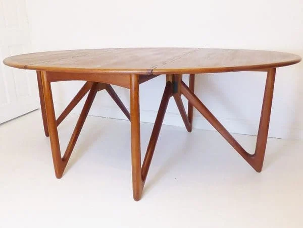 Midcentury Danish Teak Dining Table By Niels Koefoed For Niels Koefoeds - Image 5