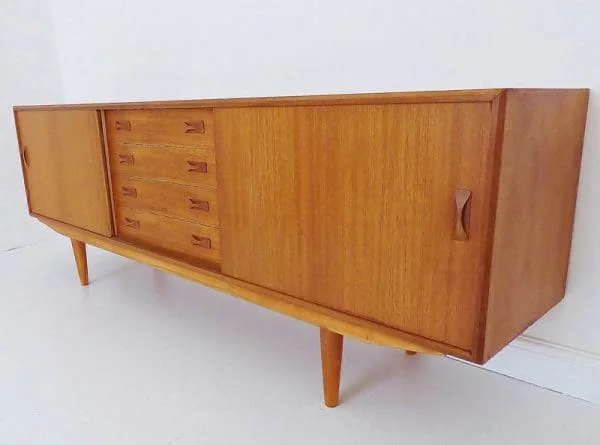 Danish Teak Sideboard by Clausen & Son Denmark - Image 4