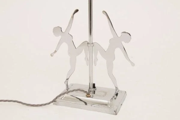 Art Deco Double Figure Lamp c.1930 - Image 11