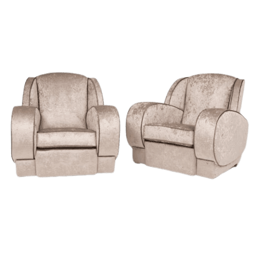 A Pair of Art Deco Armchairs