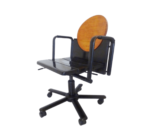 Vintage Post Modern Martin Stoll D-Pino Swivel Desk Chair