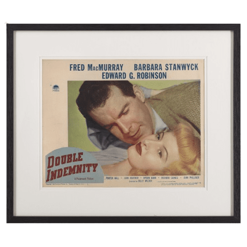 Vintage Lobby Card Double Indemnity