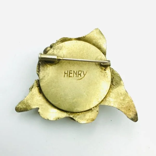 Vintage French Henry Perichon Brooch - Image 4