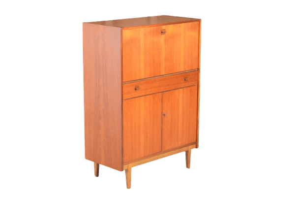 Mid Century teak drinks cabinet by Nathan, England, circa 1960s