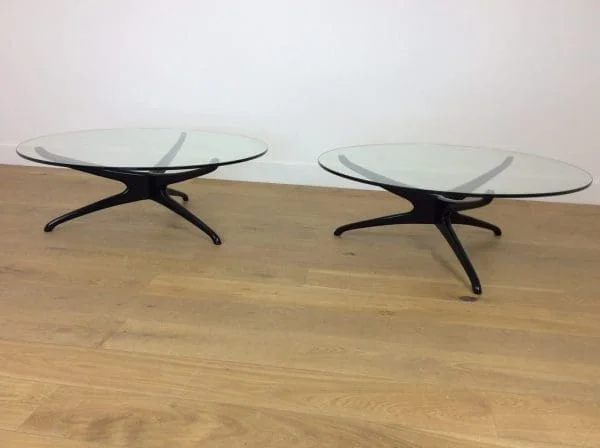 A pair of mid century Trisymmetric tables designed by Vladimir kegan - Image 4