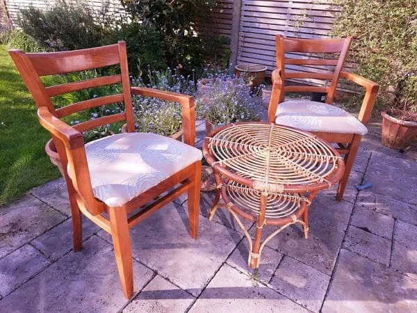 Pair of Bentwood Midcentury Carver Style Chairs - Image 10