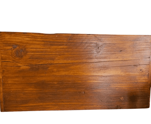 Solid Wood Board with Cast Iron Handles