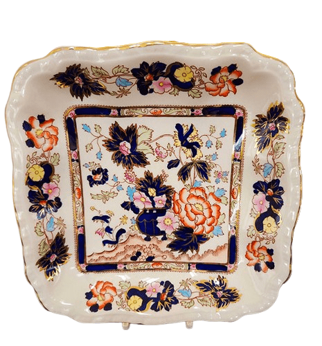 Exquisite Mason's Ironstone Mandarin Serving or Nibbles Dish