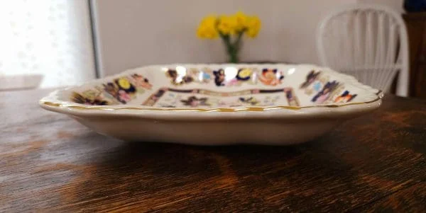 Exquisite Mason's Ironstone Mandarin Serving or Nibbles Dish - Image 2