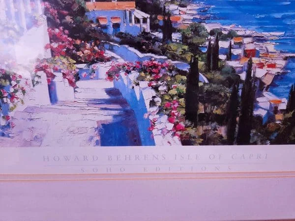 Large Framed Print by Howard Behrens of Isle of Capri - Image 3