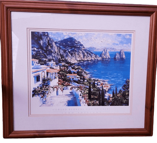 Large Framed Print by Howard Behrens of Isle of Capri