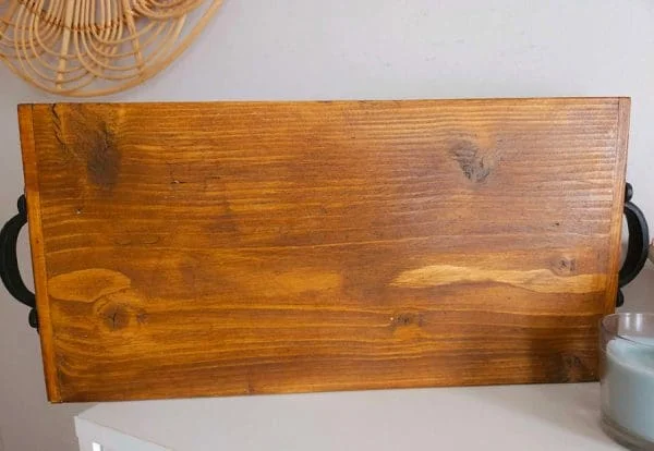 Solid Wood Board with Cast Iron Handles - Image 4