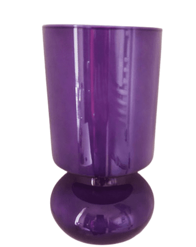 Violet Vintage Ikea Glass Mushroom Lamp