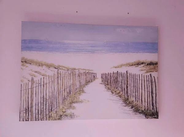 Very Large Beach Print on Canvas 'White Sands' by Anthony Waller - Image 9