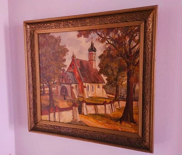 Large Framed Oil on Canvas Signed by Artist Dobryansky - Image 11