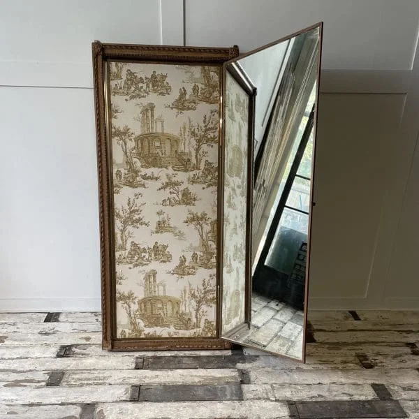 19th Century French Triptych Mirror by Miroir Brot - Image 2