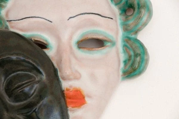 Austrian Art Deco 'Tragedy' Wall Mask by Goldscheider c.1930 - Image 5