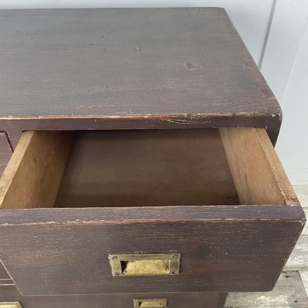 Early 19th Century Campaign Chest of Drawers - Image 7