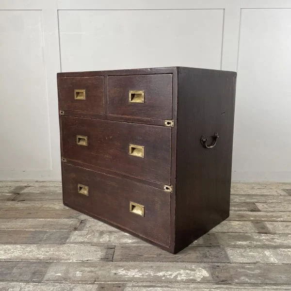 Early 19th Century Campaign Chest of Drawers - Image 2