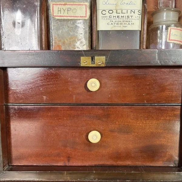 Victorian Mahogany Apothecary Box by Allen and Hanbury's - Image 13