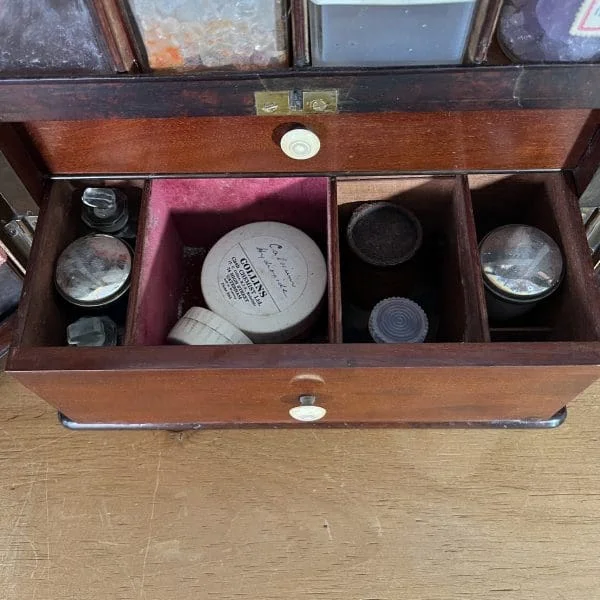 Victorian Mahogany Apothecary Box by Allen and Hanbury's - Image 14