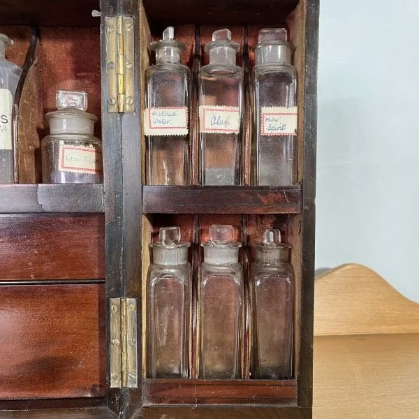 Victorian Mahogany Apothecary Box by Allen and Hanbury's - Image 17