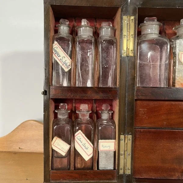 Victorian Mahogany Apothecary Box by Allen and Hanbury's - Image 19