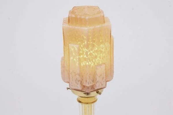 Art Deco Table Lamp by Genet et Michon - Image 9