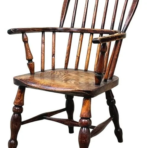 Ash and Elm 19th Century Childs Windsor Armchair