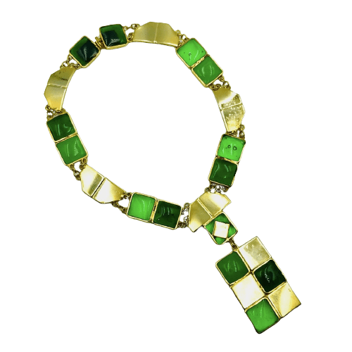 French Art Deco Gripoix Necklace