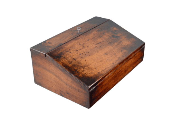 Understated Victorian Gentlemans mahogany writing box - Image 4