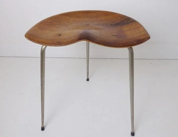 Danish Rosewood Plywood Stool By Astor Glibstrup For Frederikssund Mobelfabrik, - Image 6