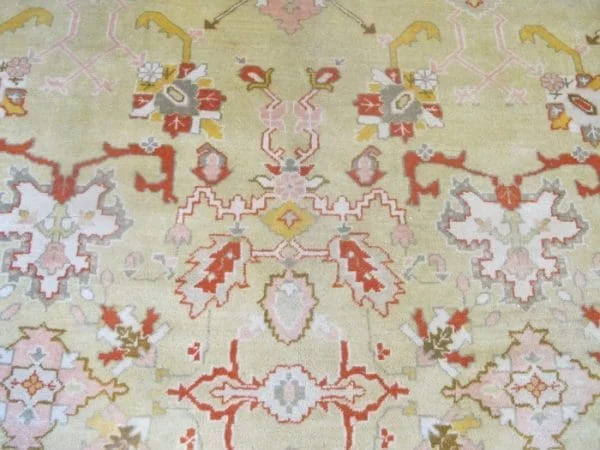 Highly Decorative Oushak Carpet