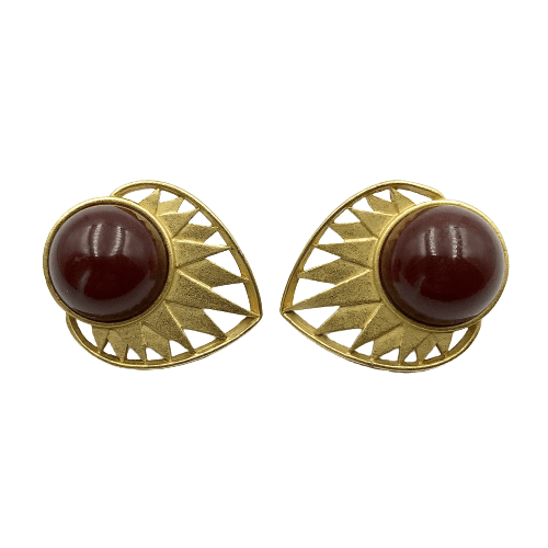 Vintage Egyptian Revival Earrings by Yves Saint Laurent